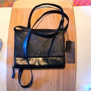 Rachel Roy Black Leather Crossbody